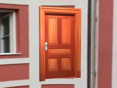 Classic Door 3D model 10
