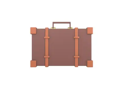 Briefcase v1 001 Low-poly 3D model