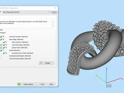 Jewelry ring 416 3D print model