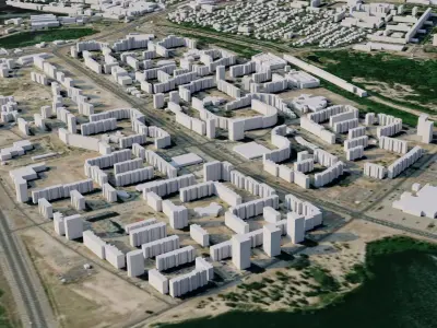 Homyel - Belarus 3D model