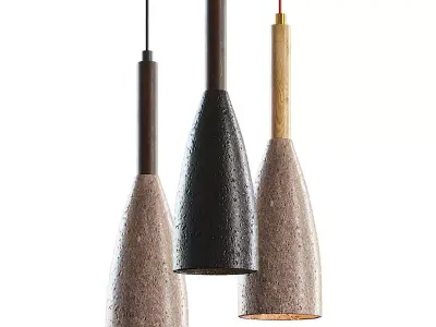 Lampatron DALBY WOOD pendant light 3D model
