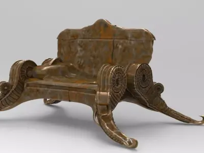 Throne Sci-Fi 3D model