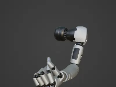 Robotic hand 3D model