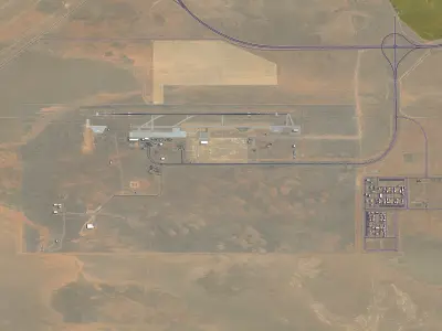 Jubail - Naval Airport - QJB Low-poly 3D model