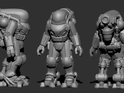 Jade Coalition - Heavy Infantry 3D print model