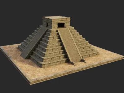 Itza Pyramid 3D model