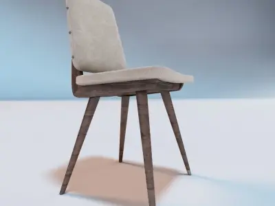 CAMILLE DINING CHAIR 3D model