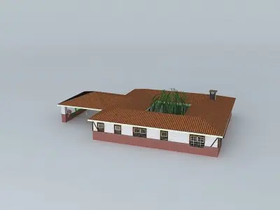 Zen House Free 3D model