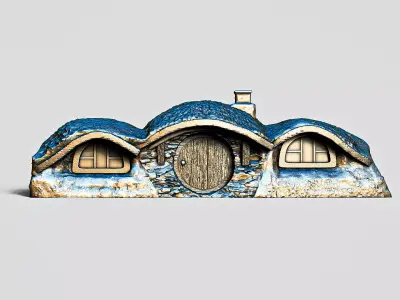 Hobbit Hill House RoZ 3D print model