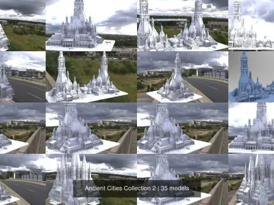 Ancient Cities Collection 2 3D Model Pack