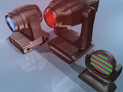 moving head collection 3D model