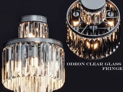 1920s Odeon Clear Glass  3D model