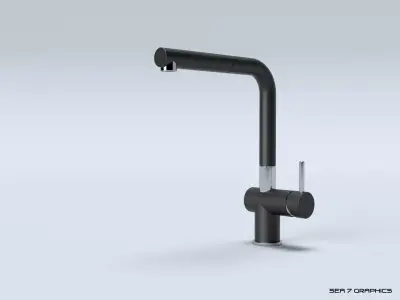Kitchen Tap Franke Active Plus 3D model