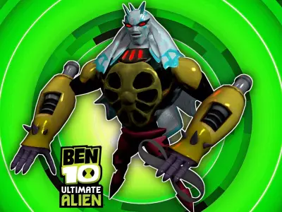 Ultimate Aggergor Ben 10 Ultimate alien 3d Model 3D model