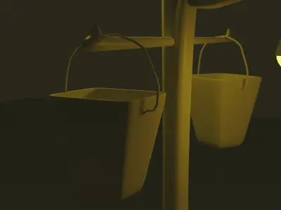 Beautiful Modern Street Light 3D model