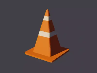 Urban Props Low-poly 3D model