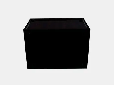 BESTA Shelf unit with glass door 7 Low-poly 3D model