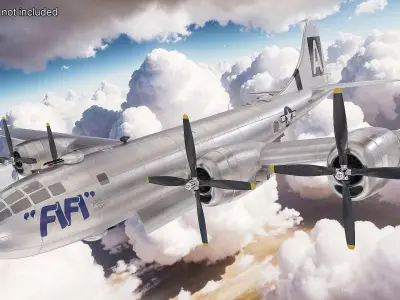  Boeing B-29 FIFI Flying 