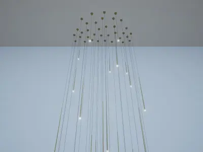 Custom Chandelier 3D model