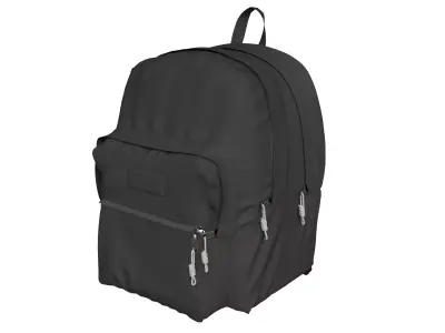  Pinnacle Backpack Black Urban Rucksack Low-poly 3D model