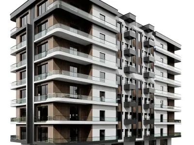 RESIDENTIAL BUILDING NO86 A 3D model