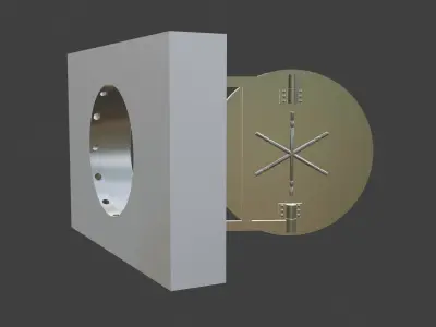 Bank Vault 3D model
