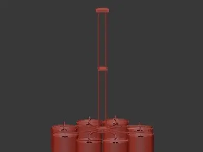 Untitled montefleur chandelier 3D model