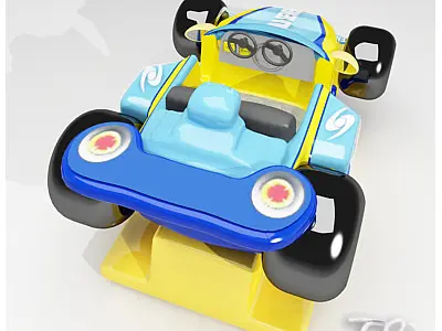 KIDDY RIDE FORMULA 1 3D model