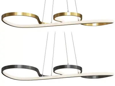 Modern Simplicity LED Pendant  Low-poly 3D model