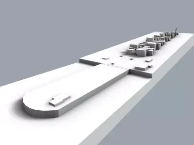 Agiou Nikolaou Street Patras 3D model