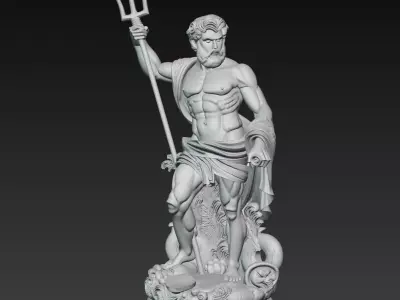 Mythic Guardians - Sacred Icons - Fantasy Sculpture Collection 3D Model Pack