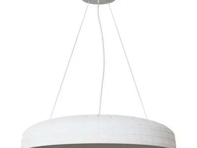 Cocotte-L Hanging holder set white 3D model
