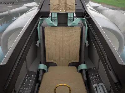  VTOL Ground-Attack Jet Aircraft Gray 