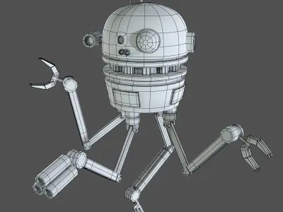 Sci-Fi Robot Drone 3D model