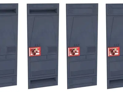 Death Star Wall Panel - 2 - 1-12 scale Blackseries 3D Model Pack