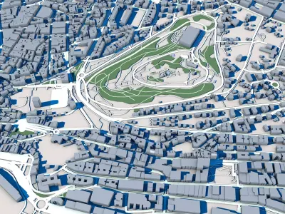 Vigo City Spain 3D model