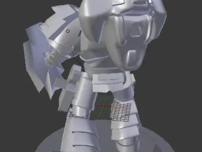 Galactic Paladin Assault Commander 3D Print 3D print model