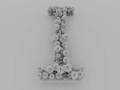 I Alphabet Island 3D model