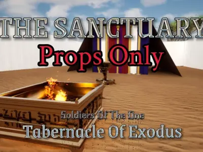 The Sanctuary - Props Only - Tabernacle Of Exodus 3D model