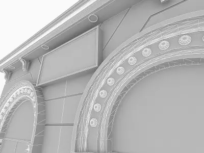 Classic Building 2 Low-poly 3D model