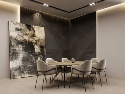 Interior Scene Living Room 19 3D model