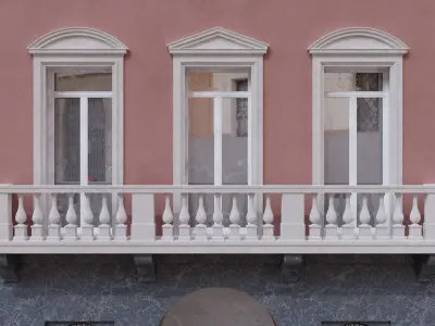 Classic Italian Building 2 3D model