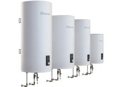 Set Water heater THERMEX Solo V Low-poly 3D model