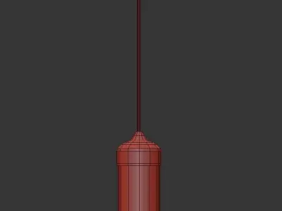Stephe Glass Pendant 3D model