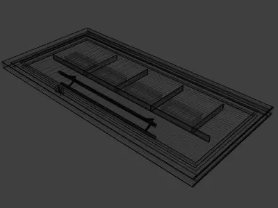 Main Door Low-poly 3D model
