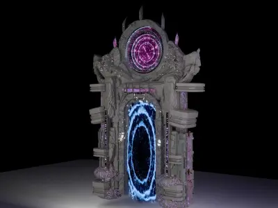 portal futuristic design  3D model