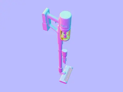 Vacuum cleaner 3D model 4