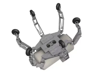 Lunar Rover Cargo Module Generic 3D model