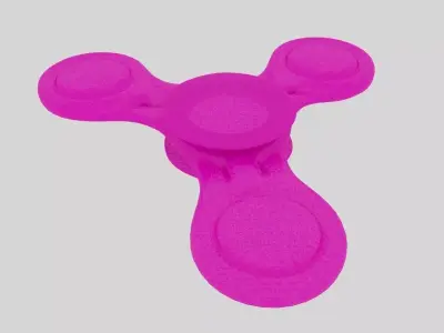 Fidget Spinner Low-poly 3D model