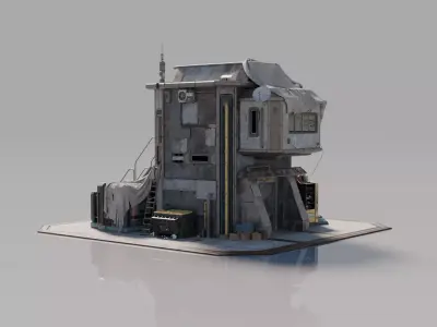 Neighborhood House Building 13 3D model